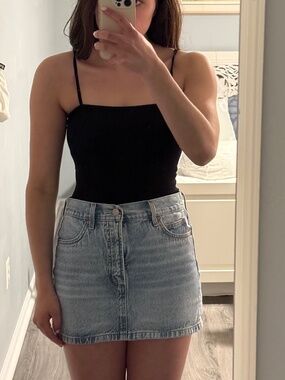 PacSun Cami Ribbed Square-Neck Bodysuit